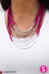 Living The GLEAM - Pink Necklace - Paparazzi