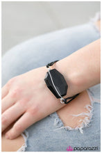 Load image into Gallery viewer, Black EnWRAPture- Black Bracelet - Paparazzi