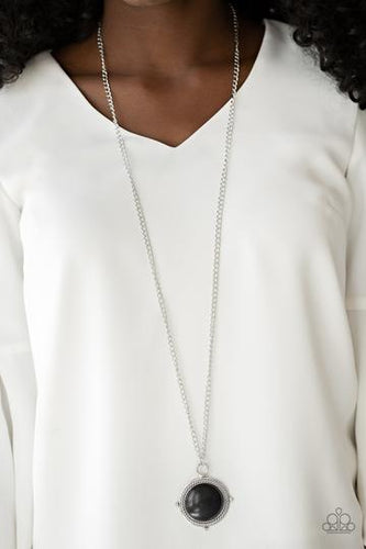 Desert Equinox - Black Necklace - Paparazzi