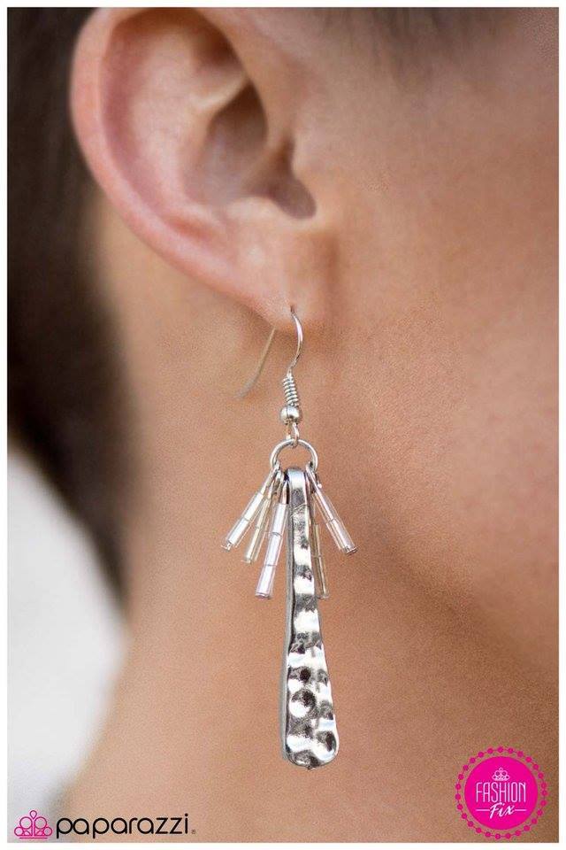 Music Maker - Silver Earrings - Paparazzi