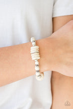 Load image into Gallery viewer, Sagebrush Serenade - White Bracelet - Paparazzi