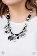 Load image into Gallery viewer, Charmed, I Am Sure - Black Necklace - Paparazzi