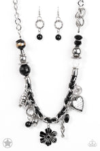 Load image into Gallery viewer, Charmed, I Am Sure - Black Necklace - Paparazzi