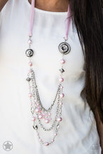 Load image into Gallery viewer, All The Trimmings - Pink Necklace - Paparazzi