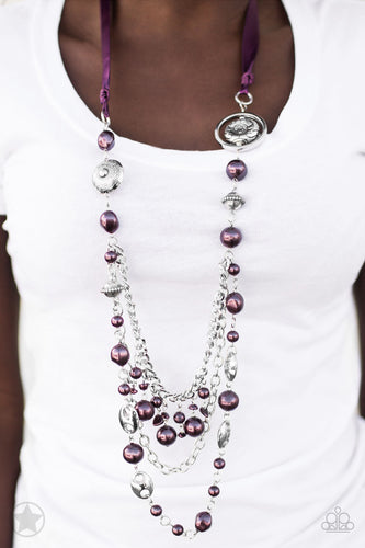 All The Trimmings - Purple Necklace - Paparazzi