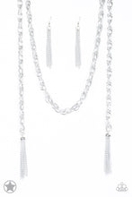 Load image into Gallery viewer, SCARFed for Attention - Silver Necklace - Paparazzi