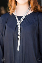 Load image into Gallery viewer, SCARFed for Attention - Silver Necklace - Paparazzi