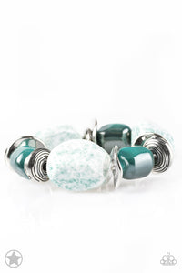 Glaze of Glory - Blue Bracelet - Paparazzi