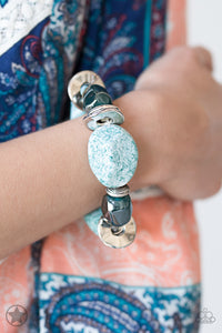 Glaze of Glory - Blue Bracelet - Paparazzi