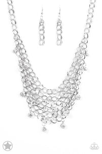Fishing for Compliments - Silver Necklace - Paparazzi