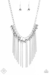Powerhouse Prowl - Silver Necklace - Paparazzi
