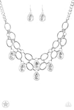 Load image into Gallery viewer, Show-Stopping Shimmer - White Necklace - Paparazzi