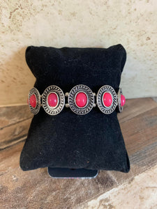 Dainty Delight - Pink Bracelet - Paparazzi