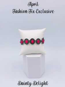 Dainty Delight - Pink Bracelet - Paparazzi