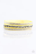 Load image into Gallery viewer, Mega Glam - Yellow Bracelet - Paparazzi