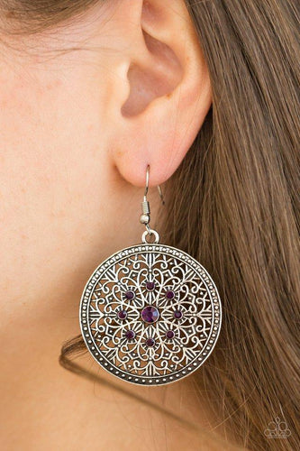 Catch A Chill - Purple Earrings - Paparazzi