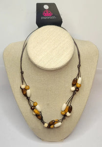 Outback Epic - Brown Necklace - Paparazzi