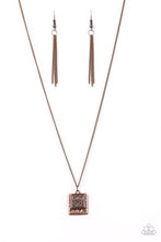 Load image into Gallery viewer, Back To Square One - Copper Necklace - Paparazzi