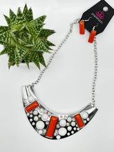 Load image into Gallery viewer, Real Zeal - Orange Necklace - Paparazzi