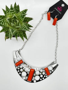 Real Zeal - Orange Necklace - Paparazzi