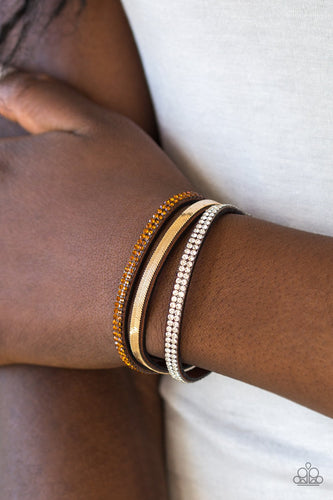 I Mean Business - Brown Bracelet - Paparazzi