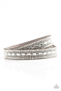 Shimmer and Sass - Silver Bracelet - Paparazzi