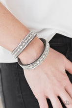 Load image into Gallery viewer, Shimmer and Sass - Silver Bracelet - Paparazzi