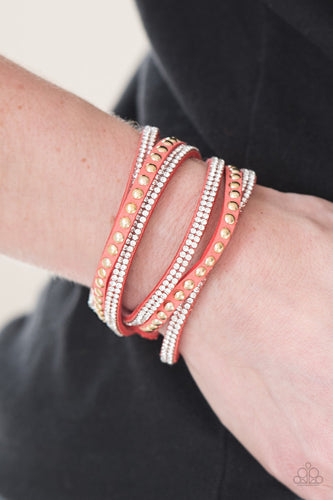 I BOLD You So! - Orange Bracelet - Paparazzi