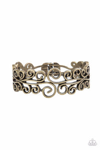 Dressed to FRILL - Brass Bracelet - Paparazzi