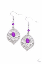 Load image into Gallery viewer, Perky Perennial - Purple Earrings - Paparazzi