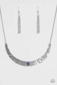 Arizona Adventure - Purple Necklace - Paparazzi