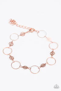 Dainty Delicacy - Copper Bracelet - Paparazzi