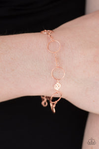 Dainty Delicacy - Copper Bracelet - Paparazzi