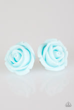 Load image into Gallery viewer, Rose Roulette - Blue Earrings - Paparazzi