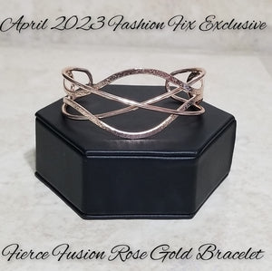 Fierce Fusion - Rose Gold Bracelet - Paparazzi