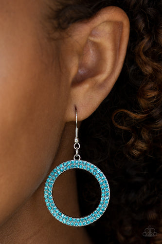 Bubbly Babe - Blue Earrings - Paparazzi