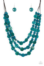 Load image into Gallery viewer, Barbados Bopper - Blue Necklace - Paparazzi