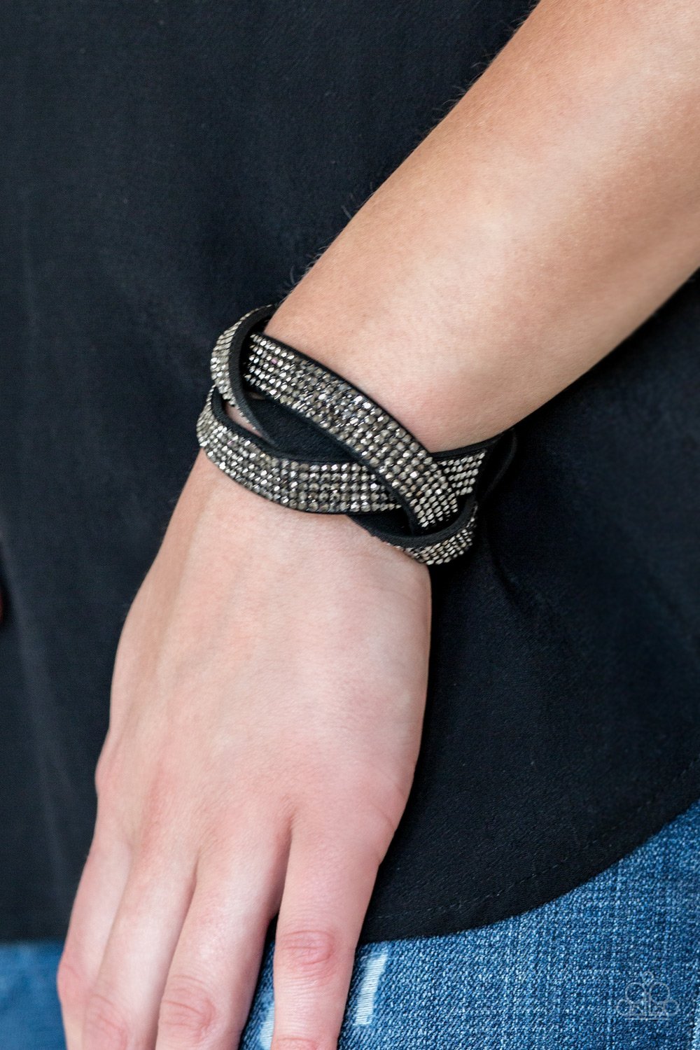 Nice Girls Finish Last - Black Bracelet - Paparazzi