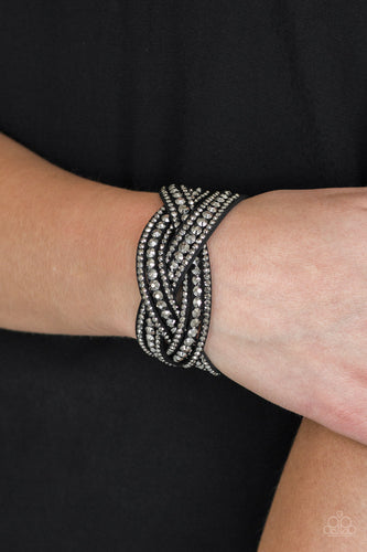 Bring On The Bling - Black Bracelet - Paparazzi