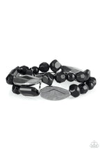 Load image into Gallery viewer, Rockin Rock Candy - Black Bracelet - Paparazzi