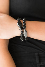 Load image into Gallery viewer, Rockin Rock Candy - Black Bracelet - Paparazzi