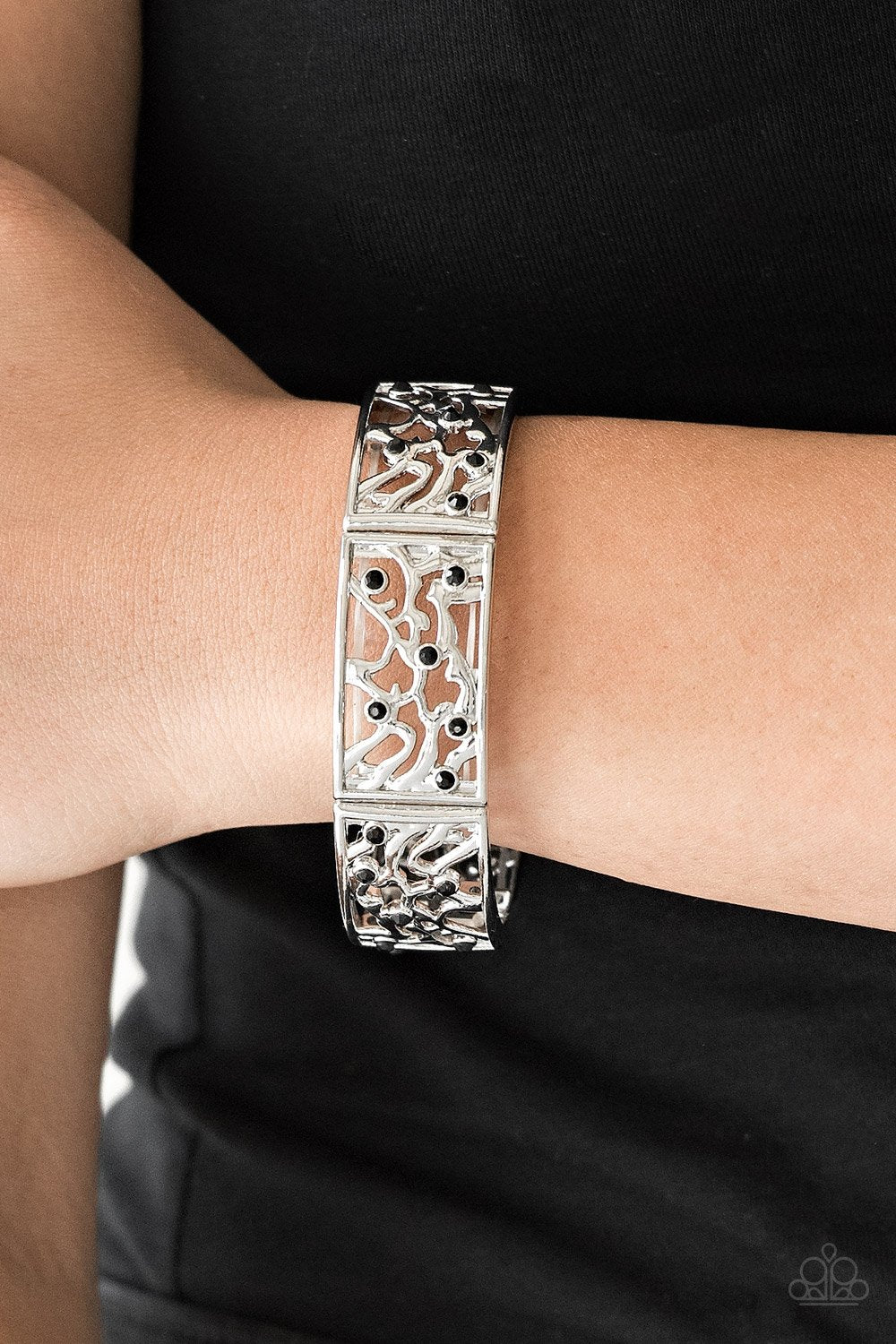 Yours and VINE - Black Bracelet- Paparazzi