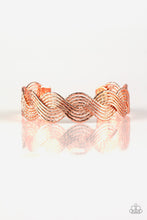 Load image into Gallery viewer, Braided Brilliance - Copper Bracelet - Paparazzi
