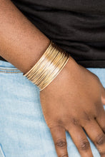 Load image into Gallery viewer, Wire Warrior - Gold Bracelet - Paparazzi