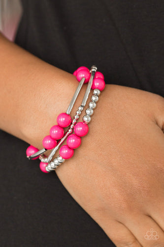 New Adventures - Pink Bracelet - Paparazzi