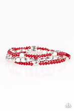 Load image into Gallery viewer, Hello Beautiful - Red Bracelet - Paparazzi