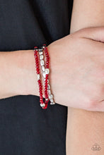 Load image into Gallery viewer, Hello Beautiful - Red Bracelet - Paparazzi