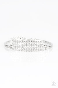 Top-Class Class - White Bracelet - Paparazzi