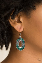 Load image into Gallery viewer, Fishing For Fabulous - Green Earrings - Paparazzi