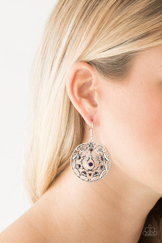 Choose To Sparkle - Purple Earrings - Paparazzi